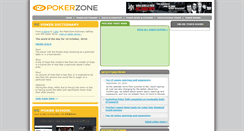 Desktop Screenshot of pokerzone.com